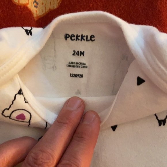 Set of 2 Pekkle Llama Onesies - Picture 7 of 7